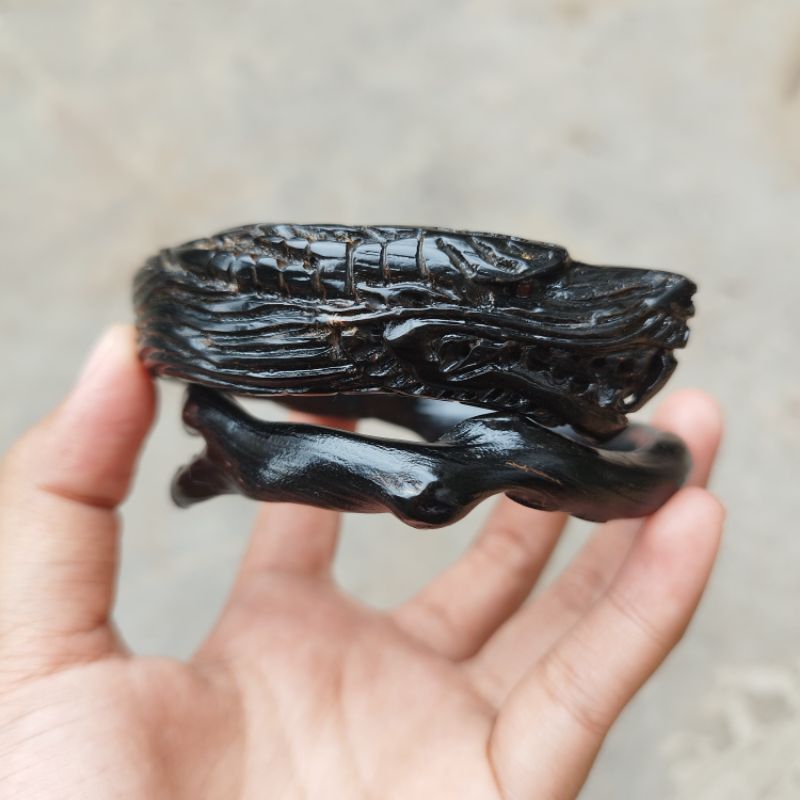 Gelang/Gelang Akar Bahar Ukir Naga