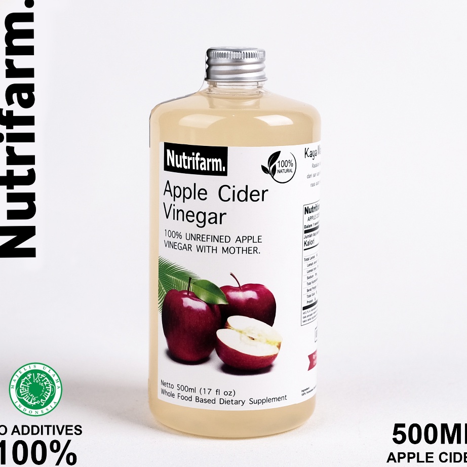 

[KODE PRODUK 8TN884538] CUKA APEL ORIGINALANIK 500ML / APPLE ER VINEGAR / CUKA SARI APEL / BRAGG NUTRILOGY OFFICIAL DEHEALTH SUPPLIER DARIBUMI