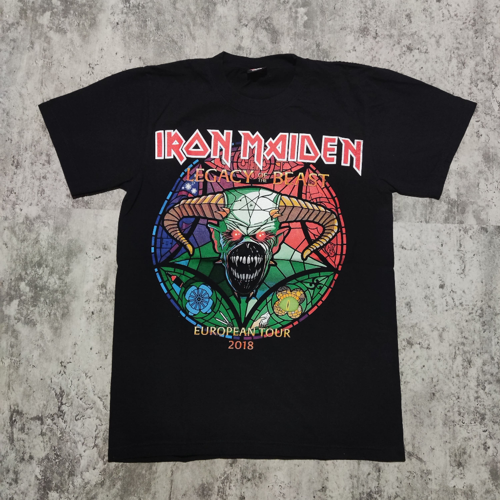 TSHIRT By ROCK YEAH IRON MAIDEN SECOND BLU328