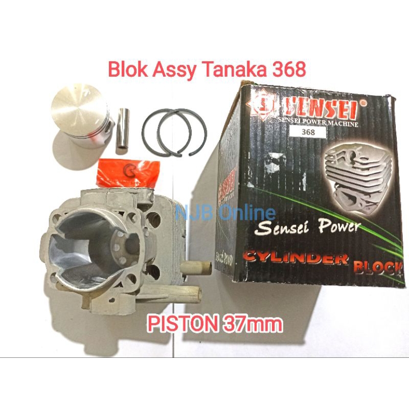 Block Assy Cylinder Blok Komplit Mesin Potong Rumput TANAKA 368