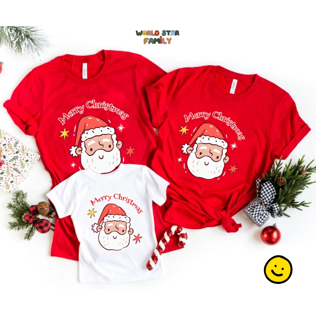 BAJU NATAL KELUARGA KAOS NATAL KAOS NATAL KELUARGA BAJU NATAL WANITA BAJU NATAL ANAK KAOS MERRY CHRI