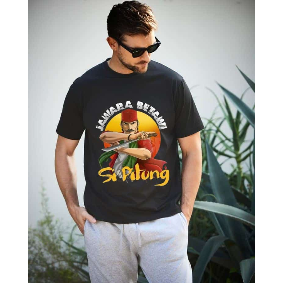 Kaos Si Pitung Jawara Betawi katun combed
