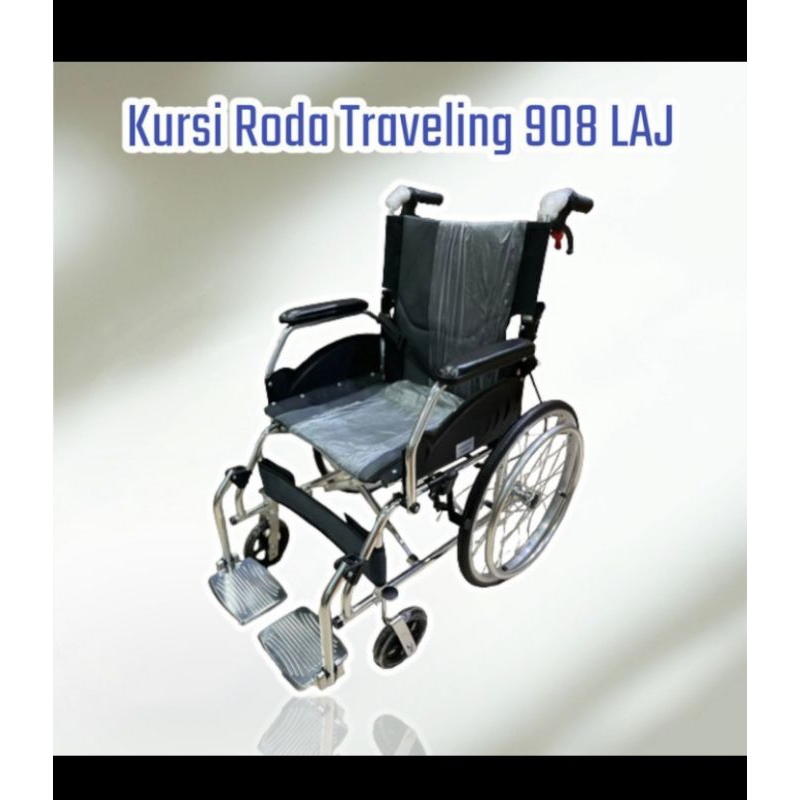 Kursi Roda Lipat Sella 908 LAJ || Kursi Roda Traveling SELLA Alumunium Bisa Dilipat