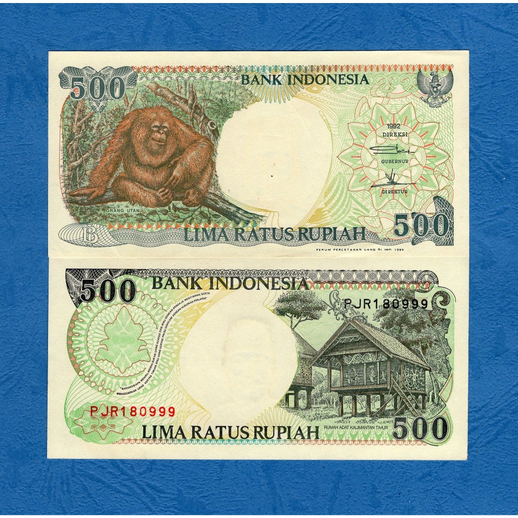 UANG KUNO | 500 RUPIAH 1992 UNC GRESS