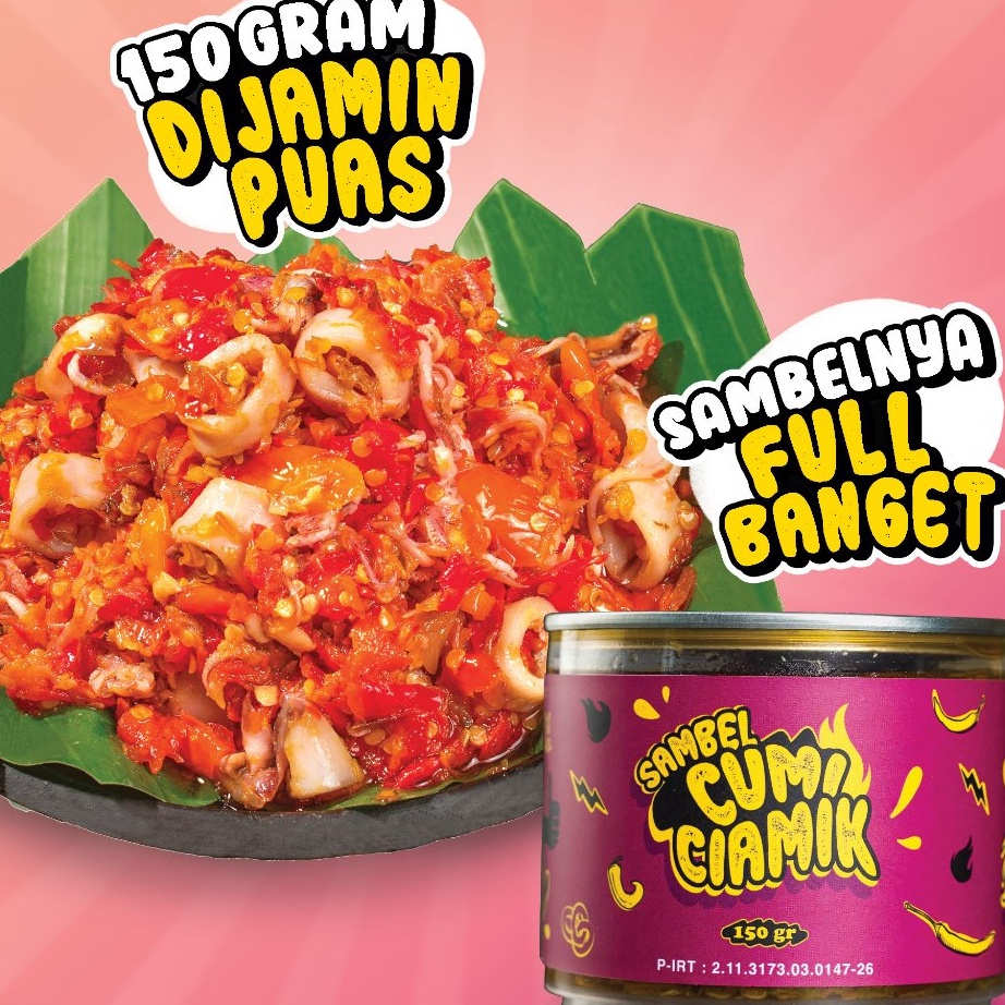 Ready✵↓ Eatsambel - Cumi Ciamik A45 ✫