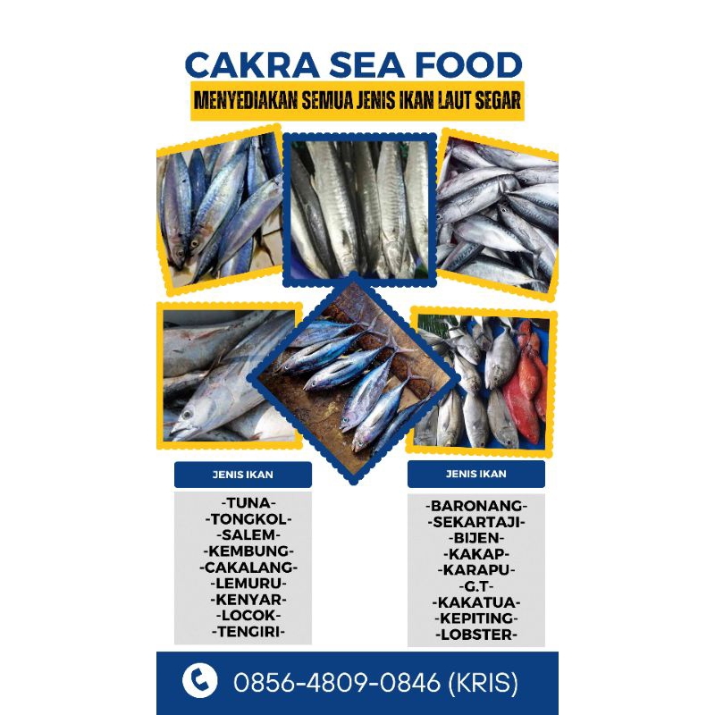 

IKAN LAUT SEGAR lemuru, locok, bengol, salem per 500 gram