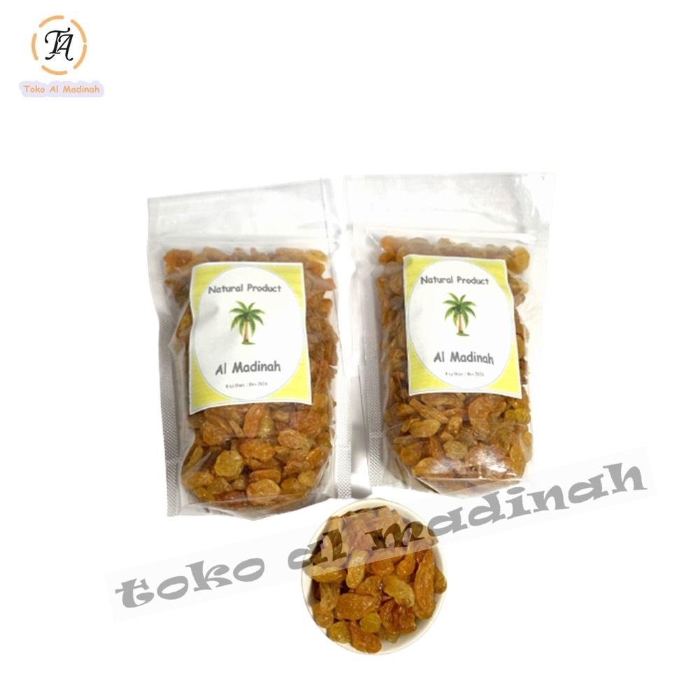 

Kismis Golden Raisin 500 gr Large (Asam Manis)