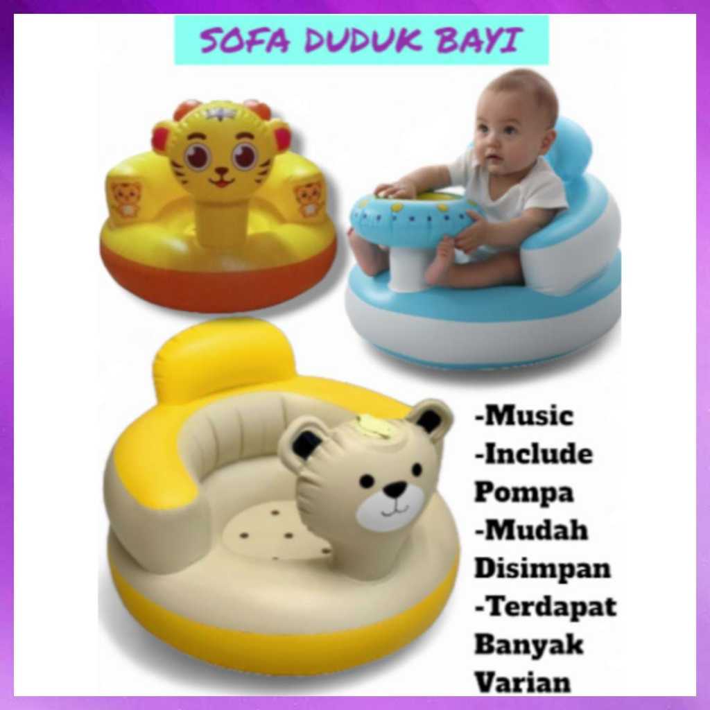 [1KG 4PCS] KURSI POMPA BEBEK SOFA BAYI LIPAT POMPA ORIGINAL MURAH IMPORT Sofa Kursi Makan Bayi belaj