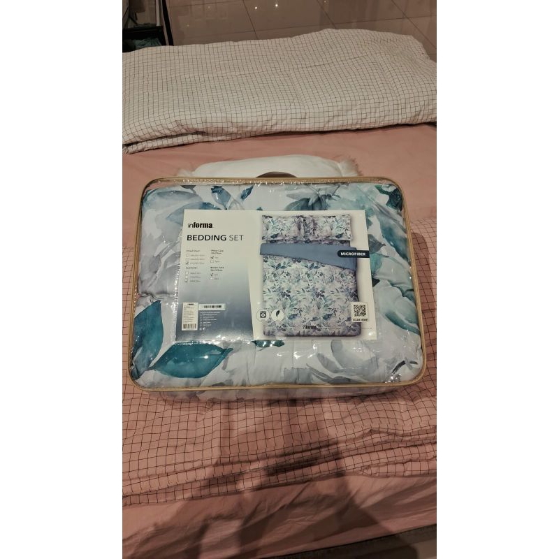 Bedding set informa/bedcover set informa ready