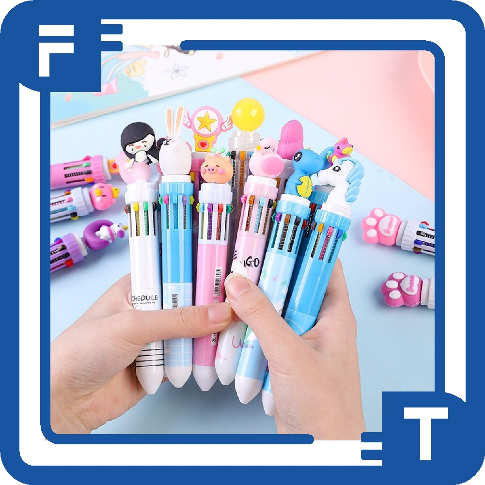 

FT bulpen 10 warna bermotif lucu/pulpen/pulpen anak anak S106