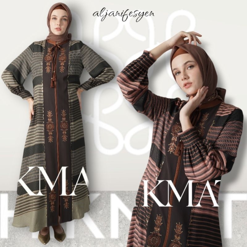 Abaya Hikmat Fashion Original A8966-02