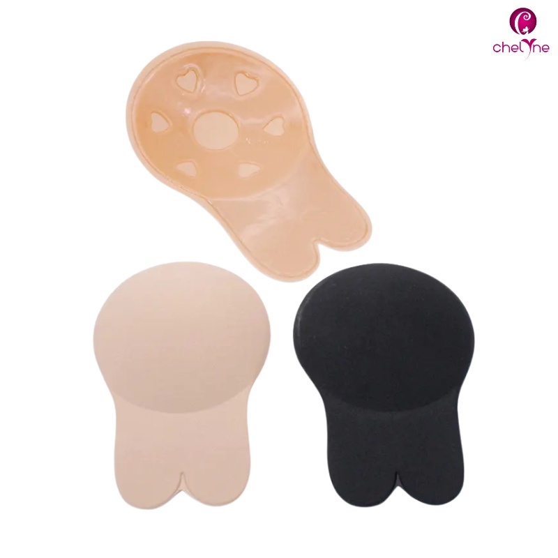 SA YISTORE98 - SILICON RABBIT - Rabbit Push-Up Free Bra Chelyne Nipple Cover Nipple Pad - Seamless /