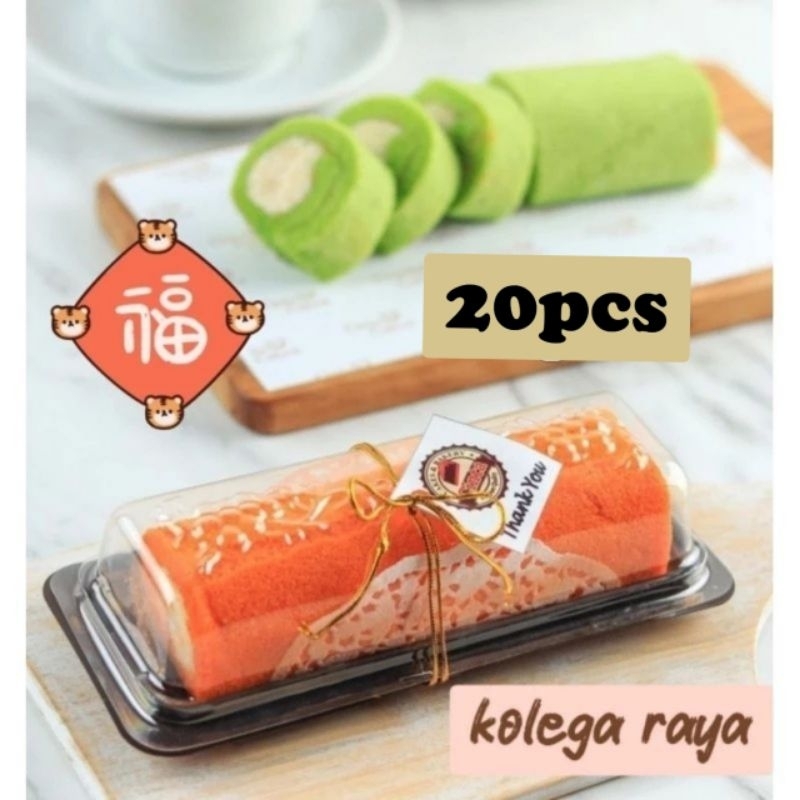 Mika Kue Bolu BG17  Untuk Bolu Gulung Pancake Durian Isi 20PCS