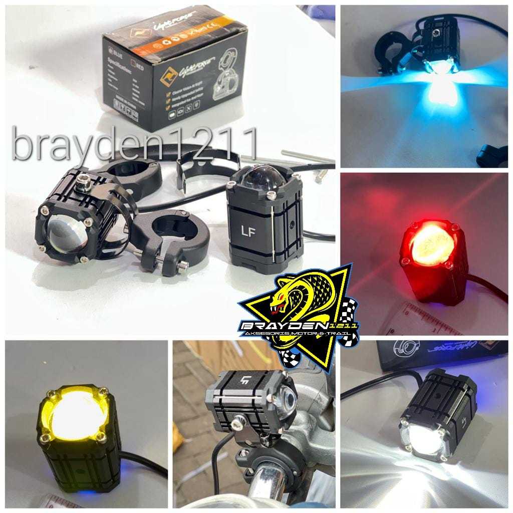 Lampu sorot sql / lampu tembak motor mobil laser mini angel eyes / lampu sorot motor / LAMPU TEMBAK 
