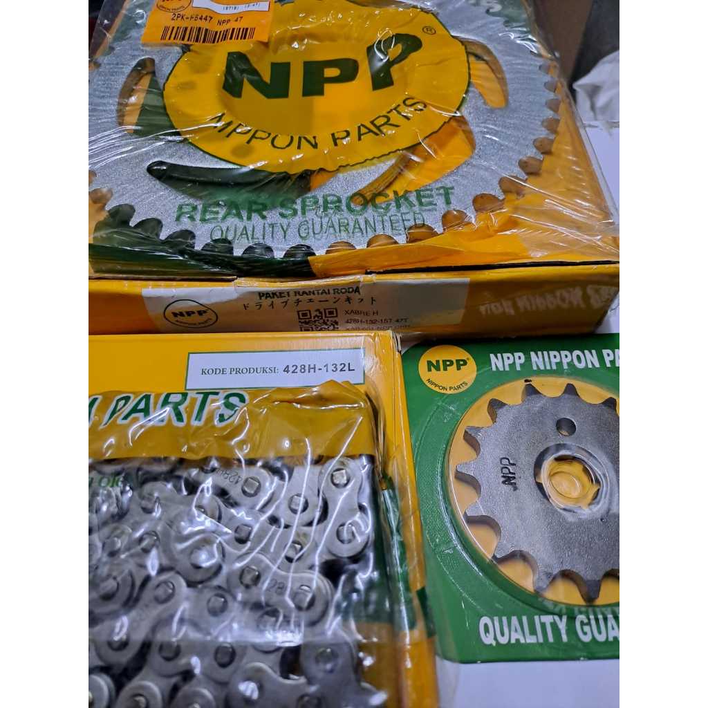 GEAR SET GIRSET YAMAHA XABRE NPP ORIGINAL