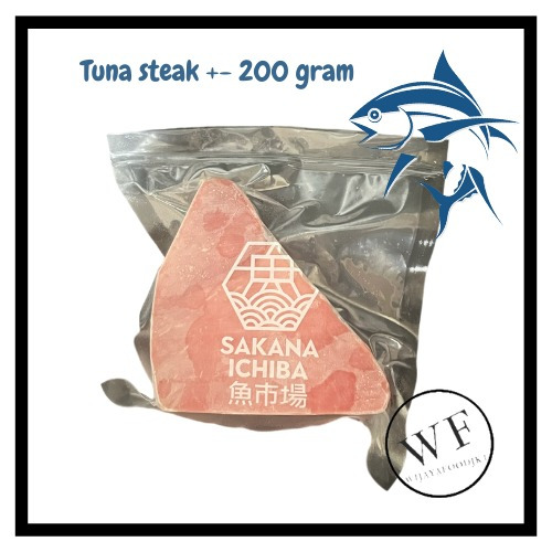 

Ikan tuna Fillet Steak / Tuna Steak / Frozen tuna grade AAA +-210g