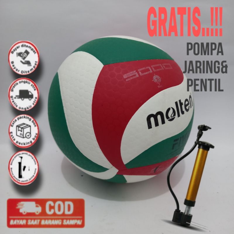 MOLTEN bola voli voly volly molten v5000 original