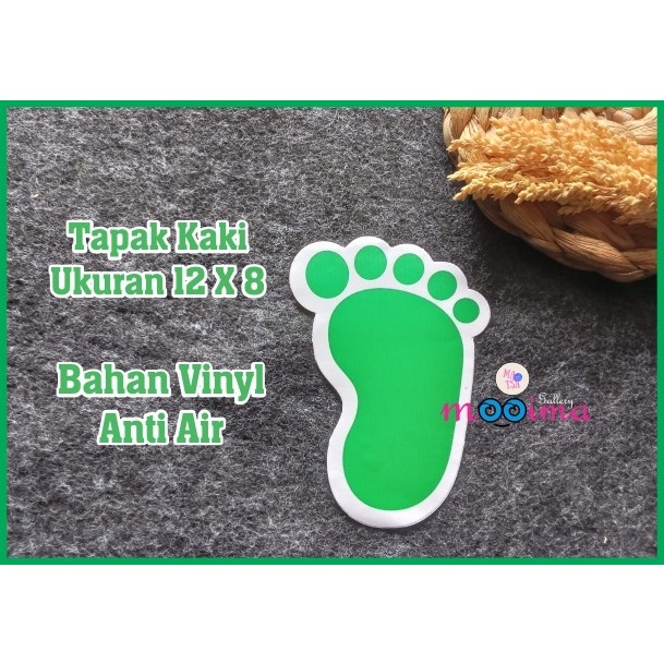 

STIKER TELAPAK KAKI BAHAN VINYL ANTI AIR / WATERPROOF
