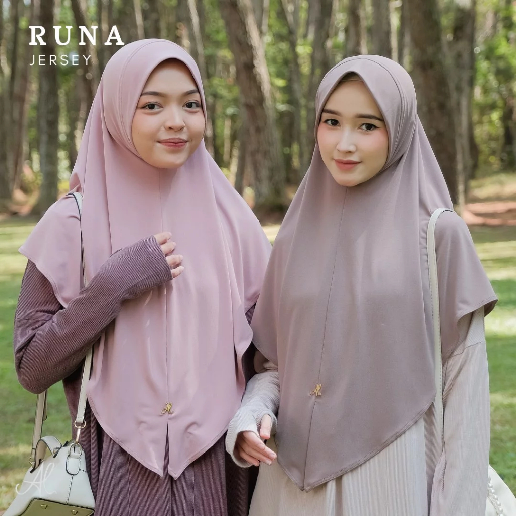 ALBATA HIJAB - RUNA INSTANT BERGO CASUAL JERSEY / ORIGINAL ALBATA
