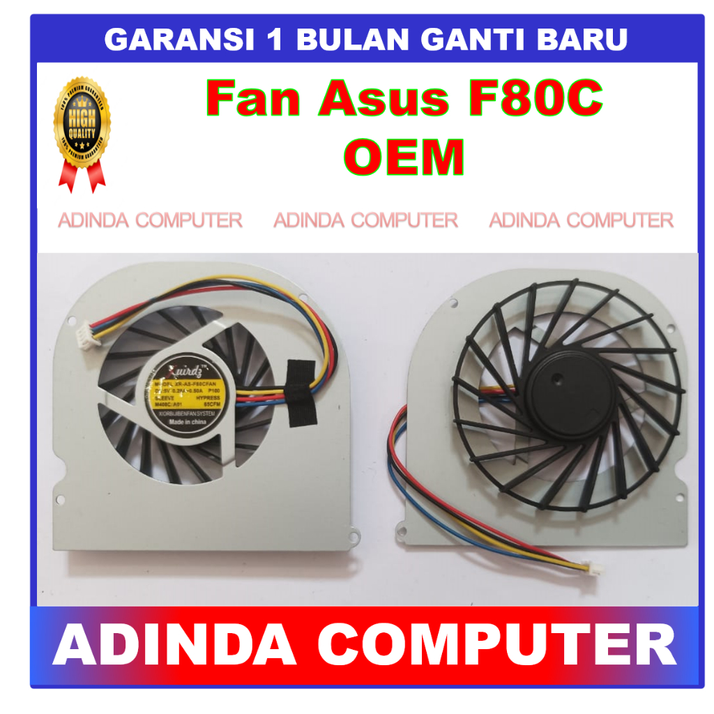 Fan Asus F80 F80C F80S F80Q F80L F81S X82 F83 X88 X85 OEM
