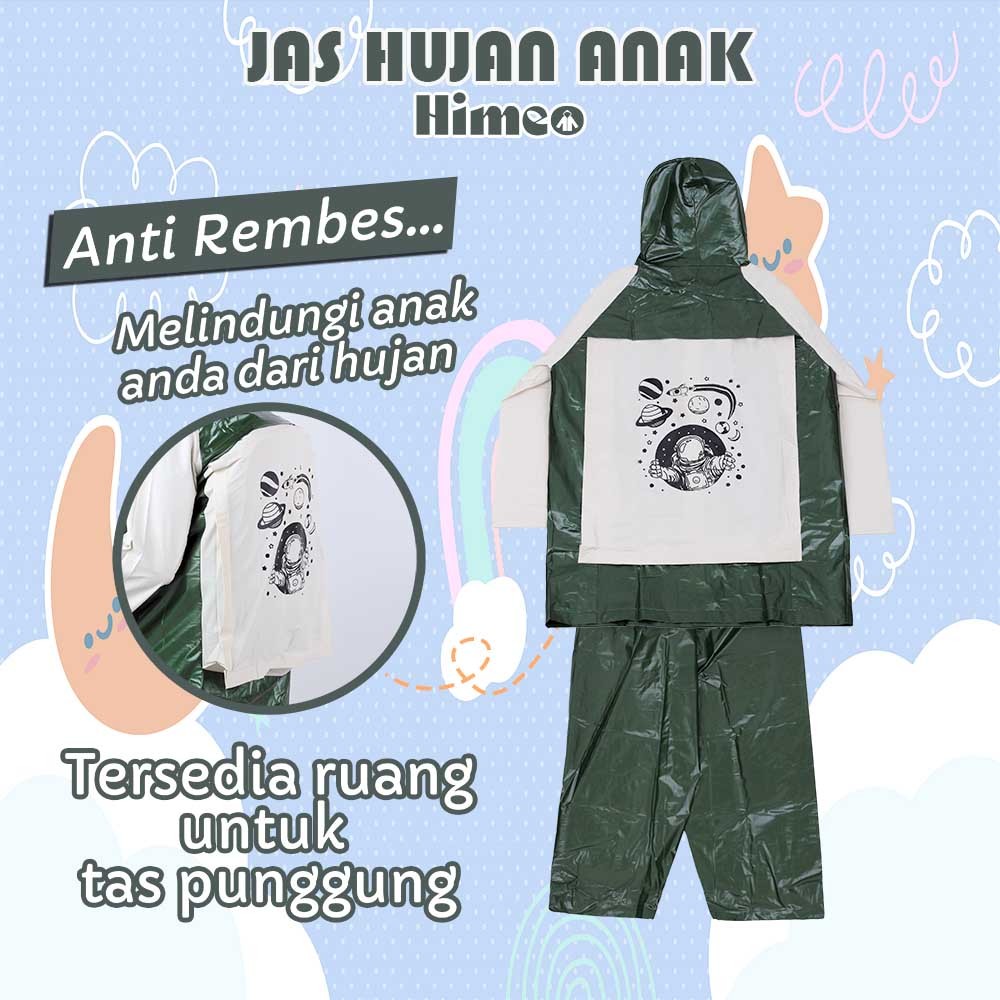 Jas Hujan Anak Jas Hujan Setelan Anak Usia 10-15 Tahun | HME 161