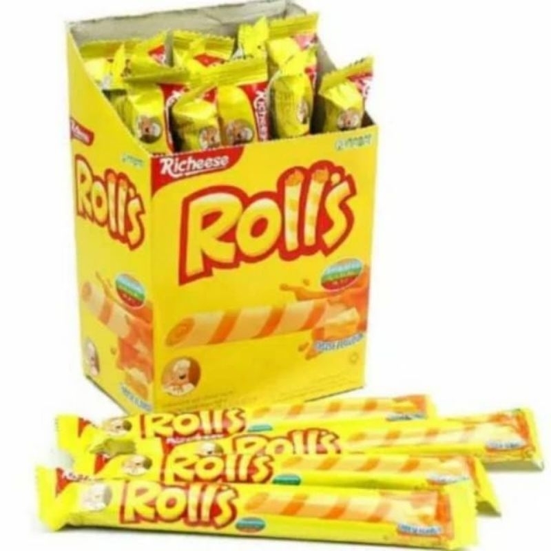 

Nabati Roll's Coklat dan keju isi 20pcs 6gr