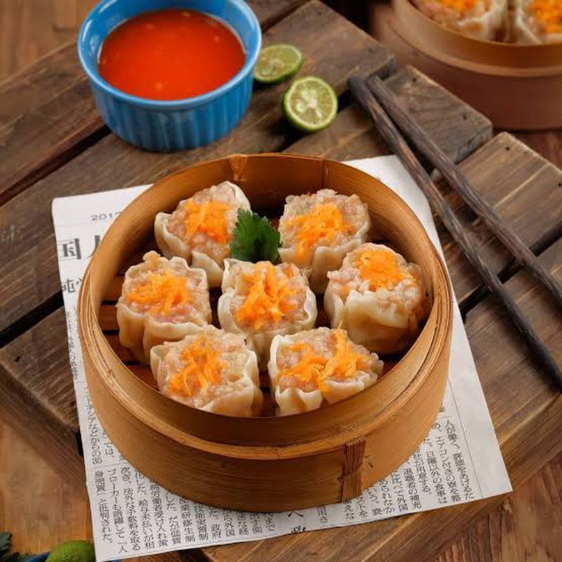 

Dimsum Ayam Premium Topping Wortel
