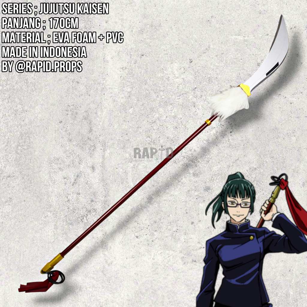 Maki Zenin Spear Jujutsu Kaisen For Cosplay