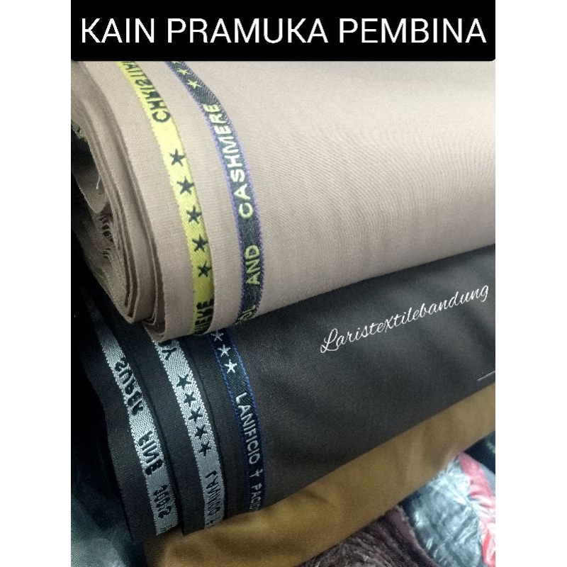 KAIN PRAMUKA PEMBINA/KAIN GURU/KAIN PEMBINA KANTOR KATUN LEMBUT
