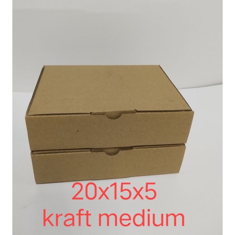 

kardus 20x15x5 KRAFT MEDIUM