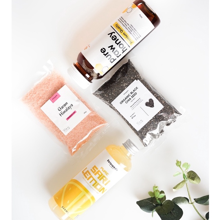 

[✬T59&] Paket Diet / Paket detox / paket sehat chia seed lemon madu Weekend