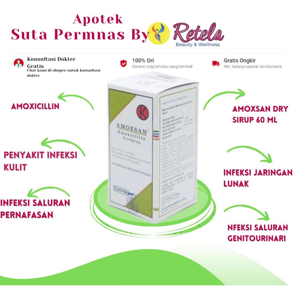 Amoxsan Dry Sirup 60 ml