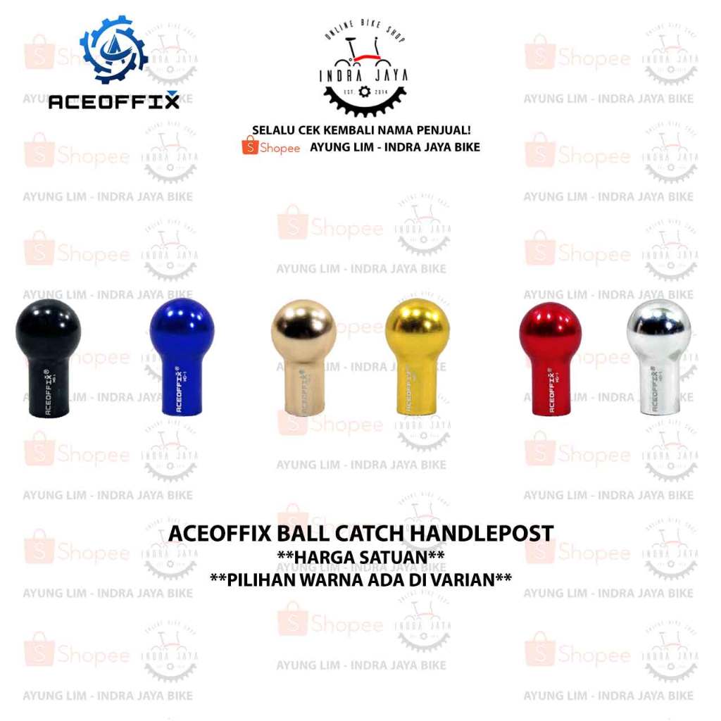 ACEOFFIX HANDLEPOST BALL CATCHER - BRMPTON / SEPEDA LIPAT