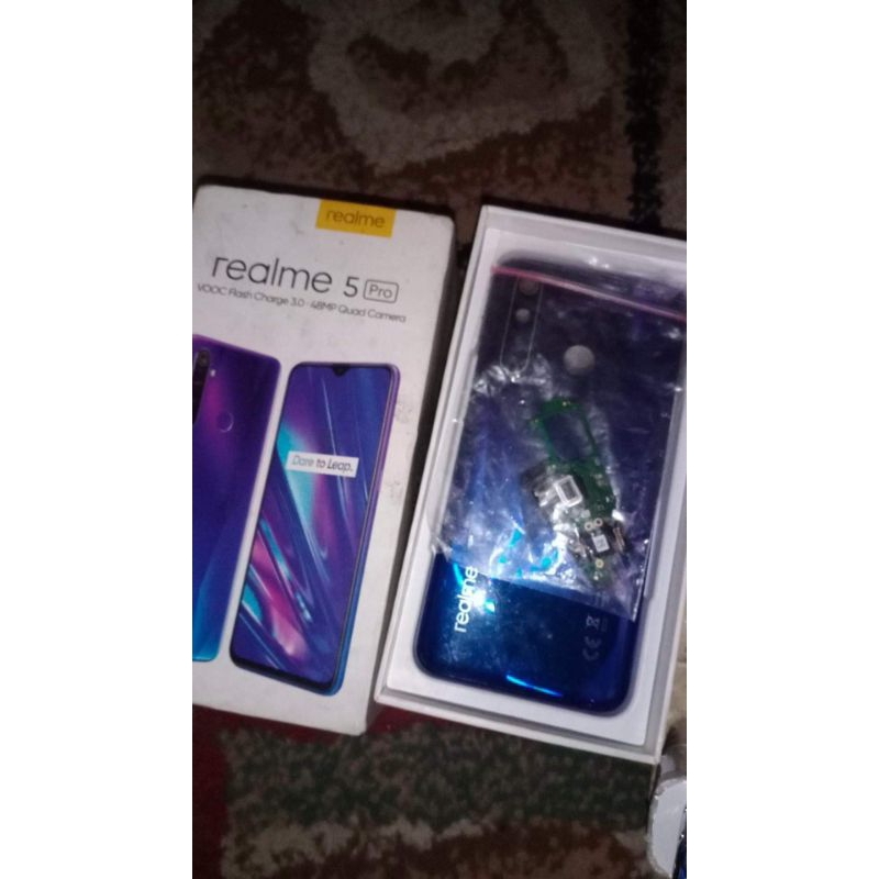 Copotan Dus Realme 5 Pro 8/128 PCB Charger Speaker atas Bawah