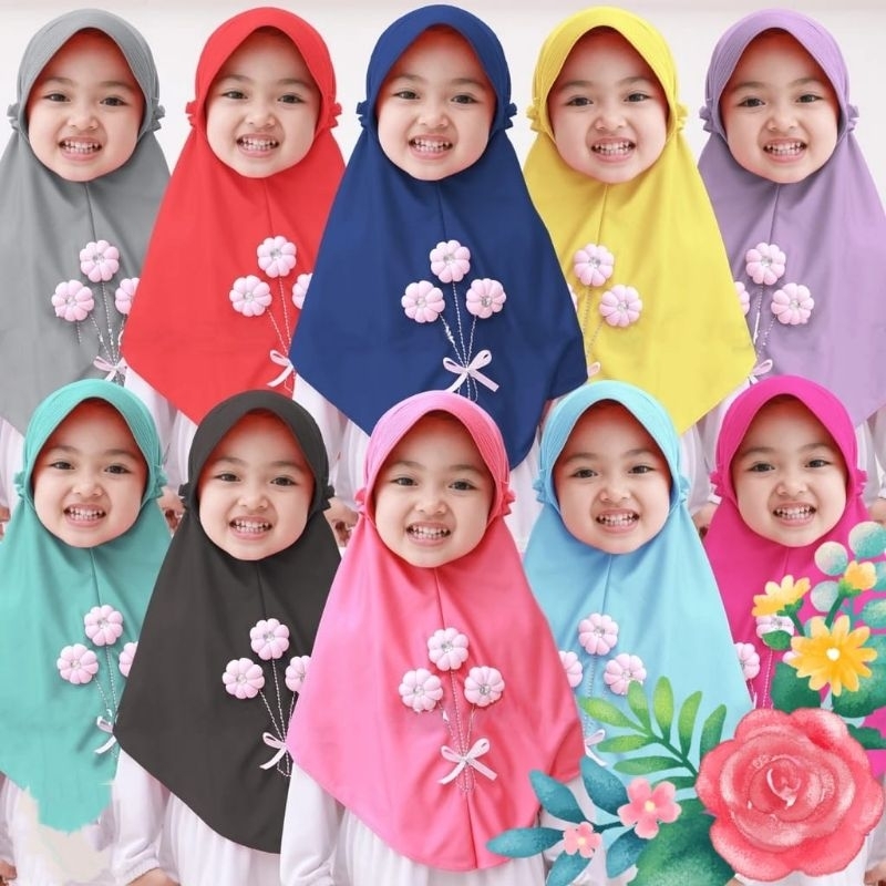JILBAB ANAK TK SD UMUR 3-7 TAHUN