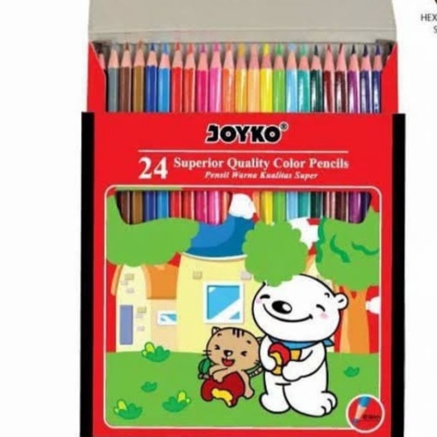 

Special Edition.. Pensil Warna JOYKO 24 Warna Panjang BN0