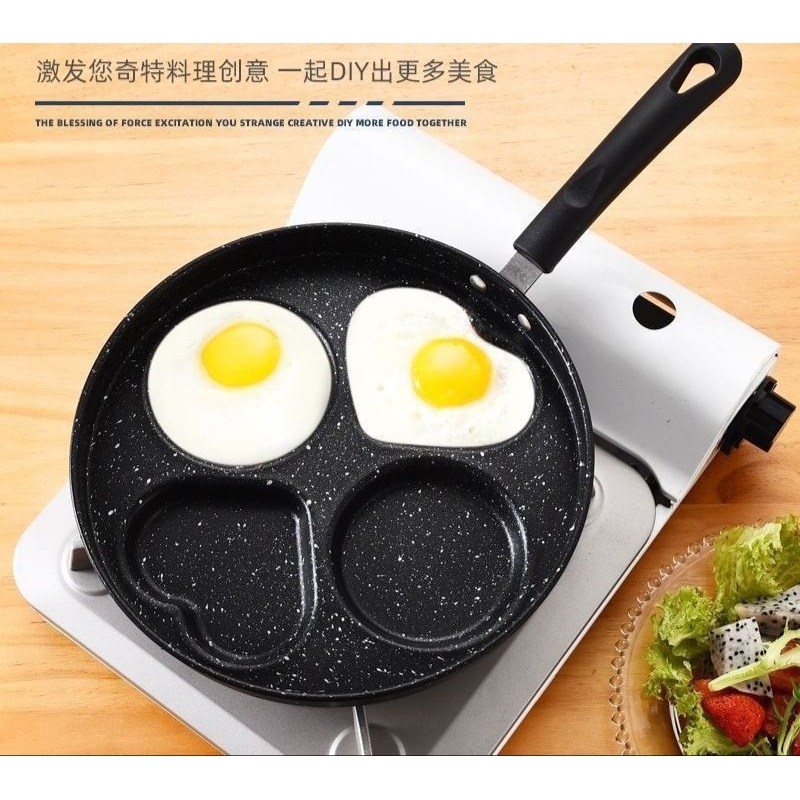 cetak telur wajan 4 sekat panci cetakan telur panci wajan penggorengan