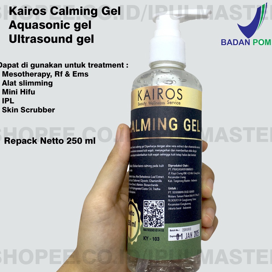 Harga Termurah Kairos Calming Gel Ultrasound BPOM GEL RF GEL IPL, MESOTHERAPY, ALAT SLIMMING, MINI H