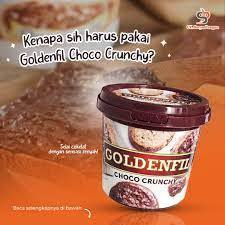

NG Goldenfil Selai Rasa CHOCO CRUNCHY 1 Kg Untuk Olesan Roti, Kue & Cake