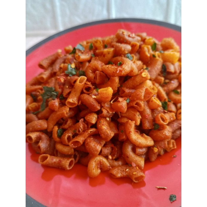 

Makaroni Bantet bantat Pedas Super Huah 500 Gr