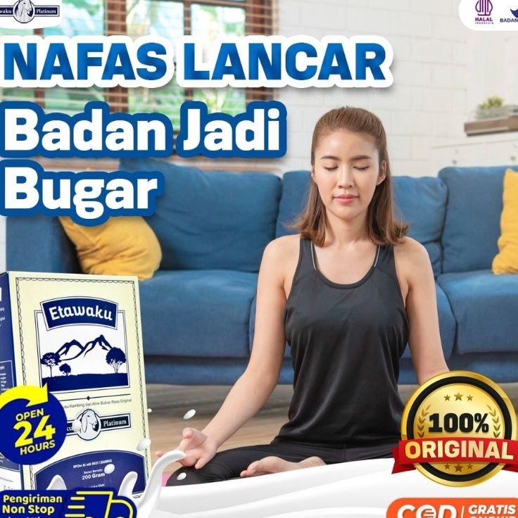 

Promo DIJAMIN AMPUN ETAWAKU PLATINUM SUSU KAMBING ETAWA MURNI PROVIT MEMBANTU ATASI PERNAFASAN DENGAN SUSU BUBUK
