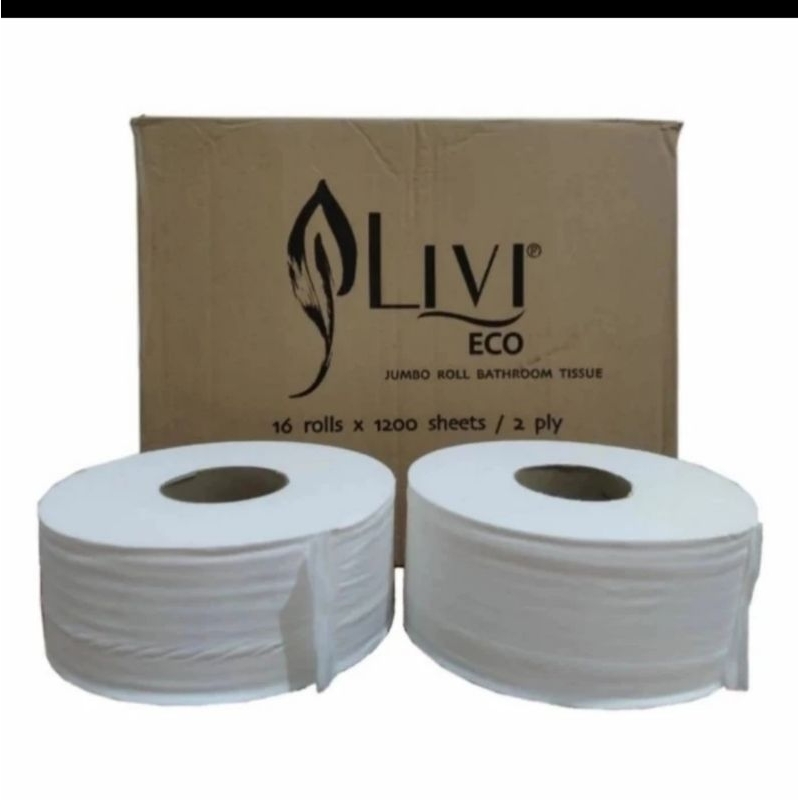 tissu jumbo roll livi / livi eco toilet JRT