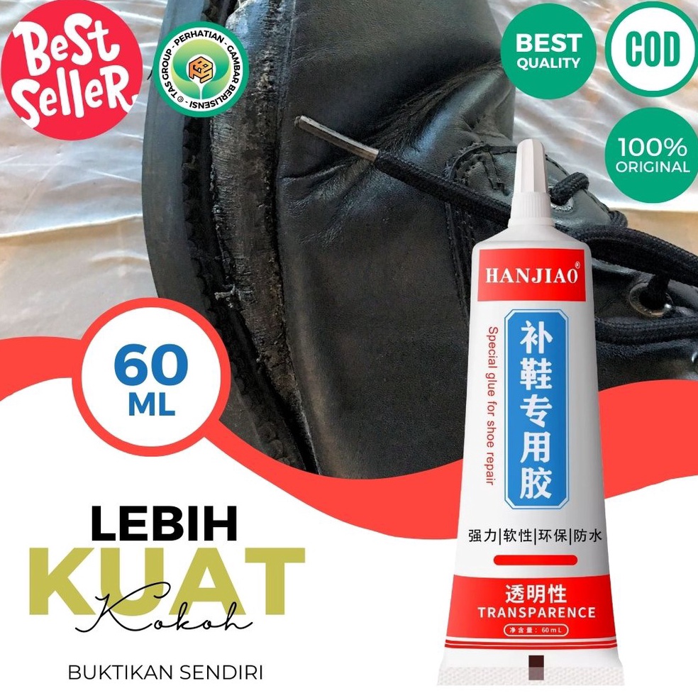 MODEL ZUW075 Lem Sol Khusus Sepatu Dan Sandal Tahan Air Dan Tahan Panas Original Pabrik Lem Kayu Tas