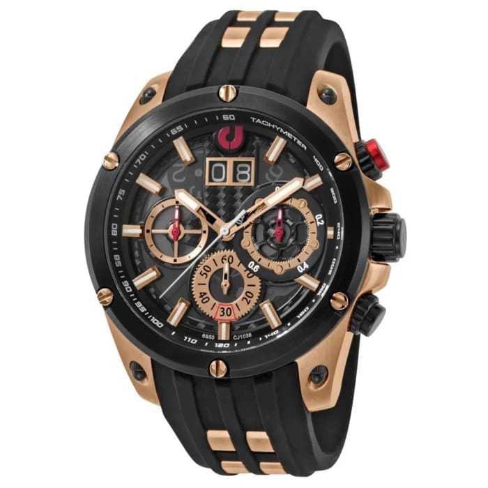 Jam Tangan Pria Charles Jourdan CJ1036-1772C Original - Tali Karet - Garansi Resmi 1 Tahun