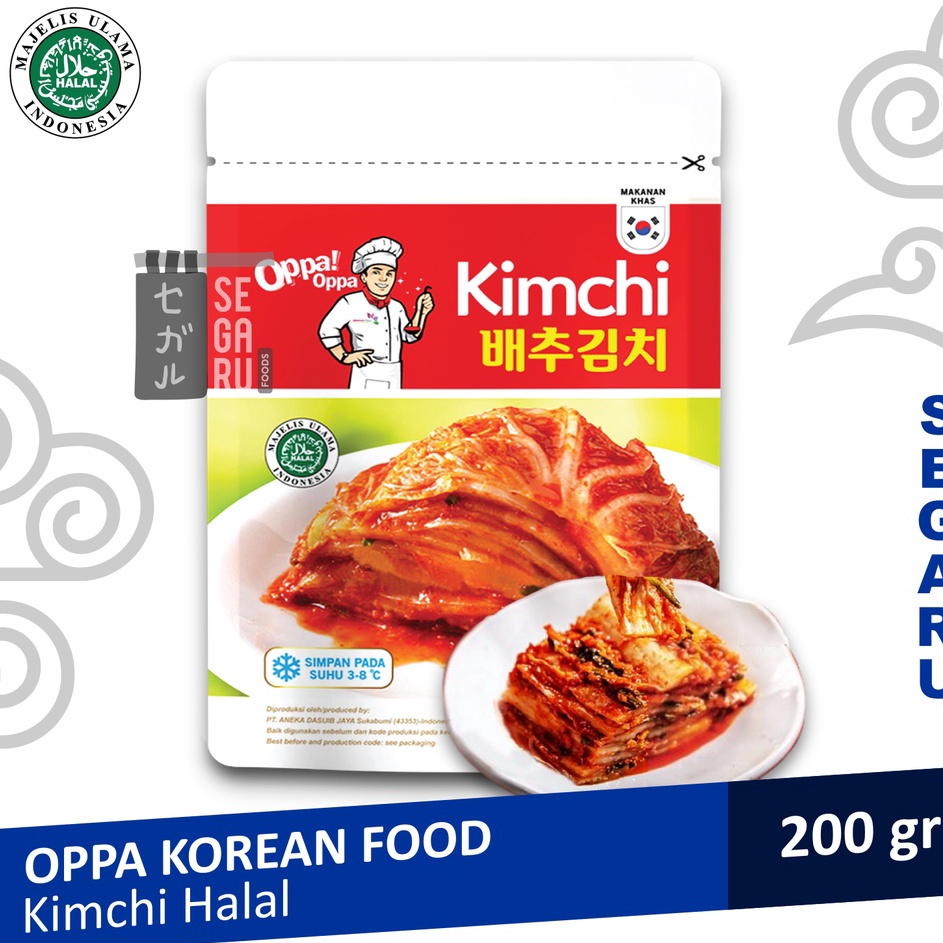 

Promo KIMCHI Sawi Fresh | Kimchi Korea | Kimchi Halal 200 gram by OPPA