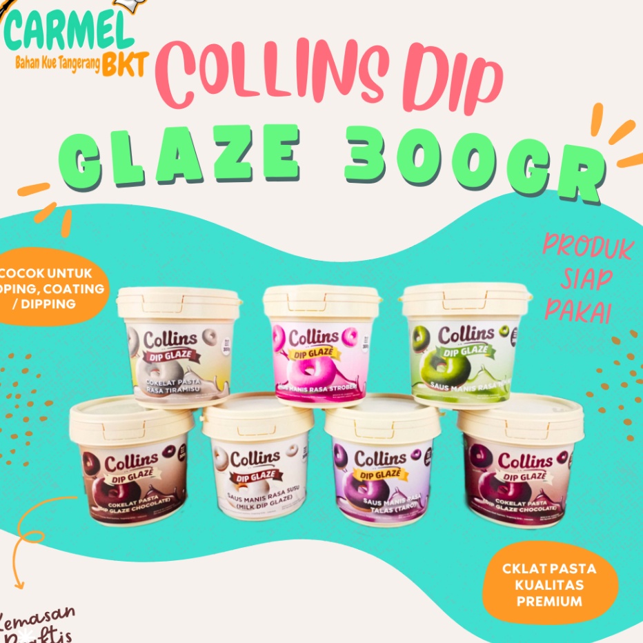 

Sale TANGERANG - Collins Dip Glaze 300gr Aneka Rasa