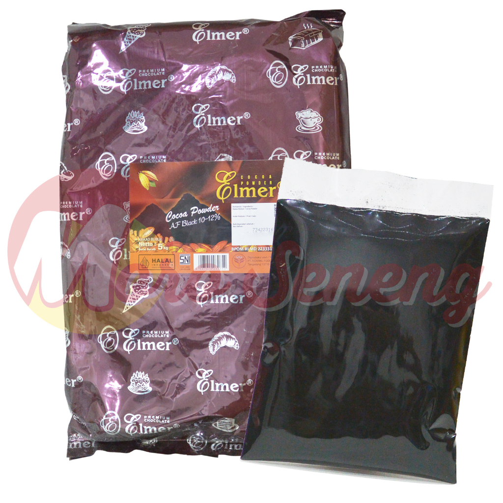 

Elmer African Black 10-12% 500gr Coklat Bubuk Cokelat Repack 500 gr