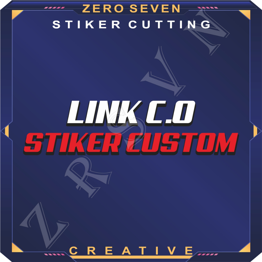 

LINK CHECK OUT STIKER CUSTOM