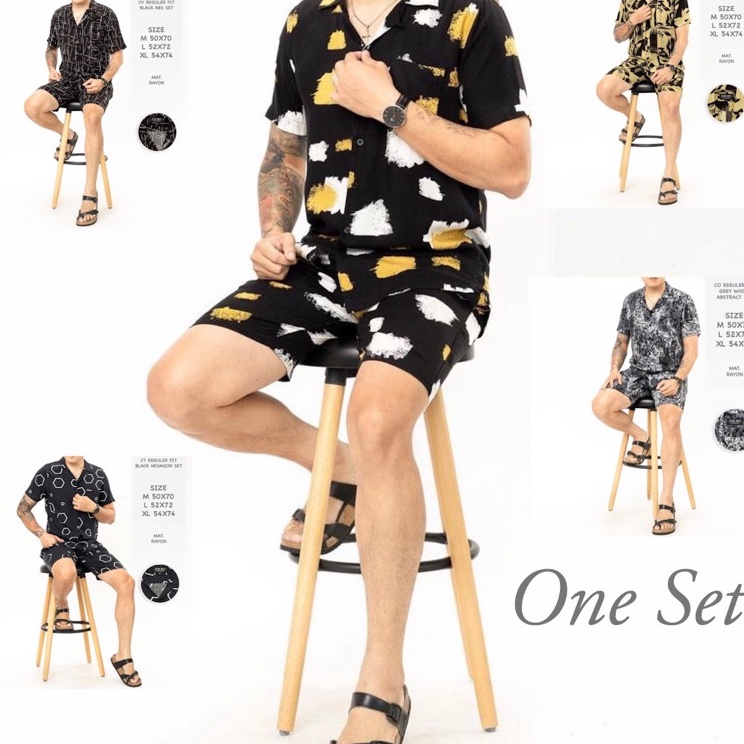 Produk Keren Baju setelan Tie Dye Pria Keren (dapat baju dan celana)