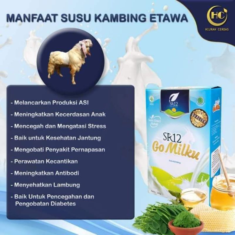 

GO MILKU SR12 SUSU ETTAWA HALAL 600gr